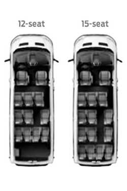 van seat configuration options